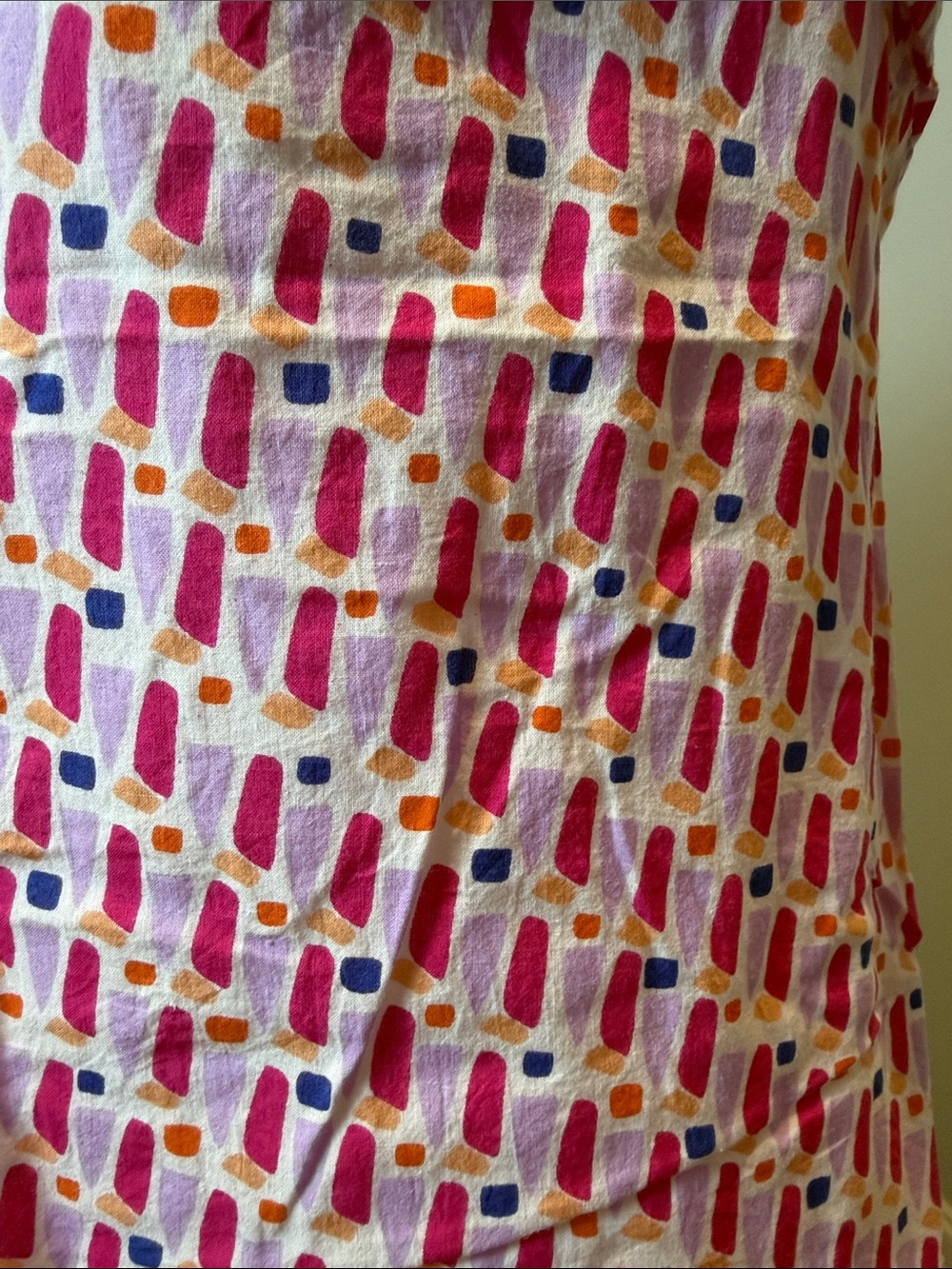 THML Pink Multi-Color Ruffle Sleeve Blouse. Size Small. - Picture 2 of 7